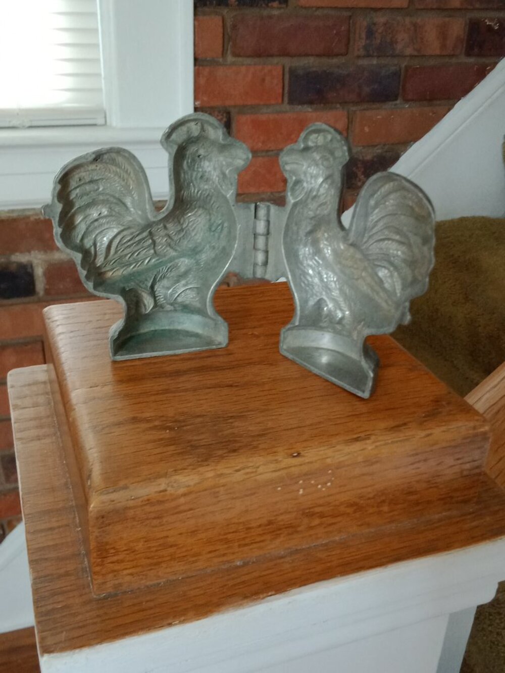 Pewter Rooster Mold